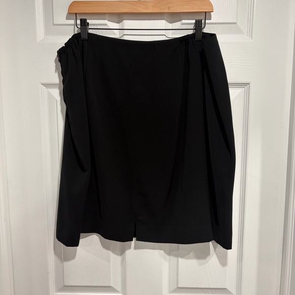 Vintage Jones New York Classic Black Mini Skirt Preppy Office Core - Picture 4 of 8